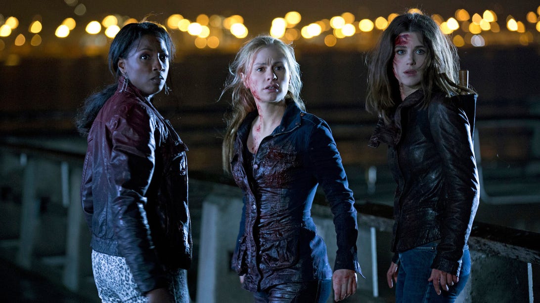 Rutina Wesley, Anna Paquin, and Lucy Griffiths, True Blood