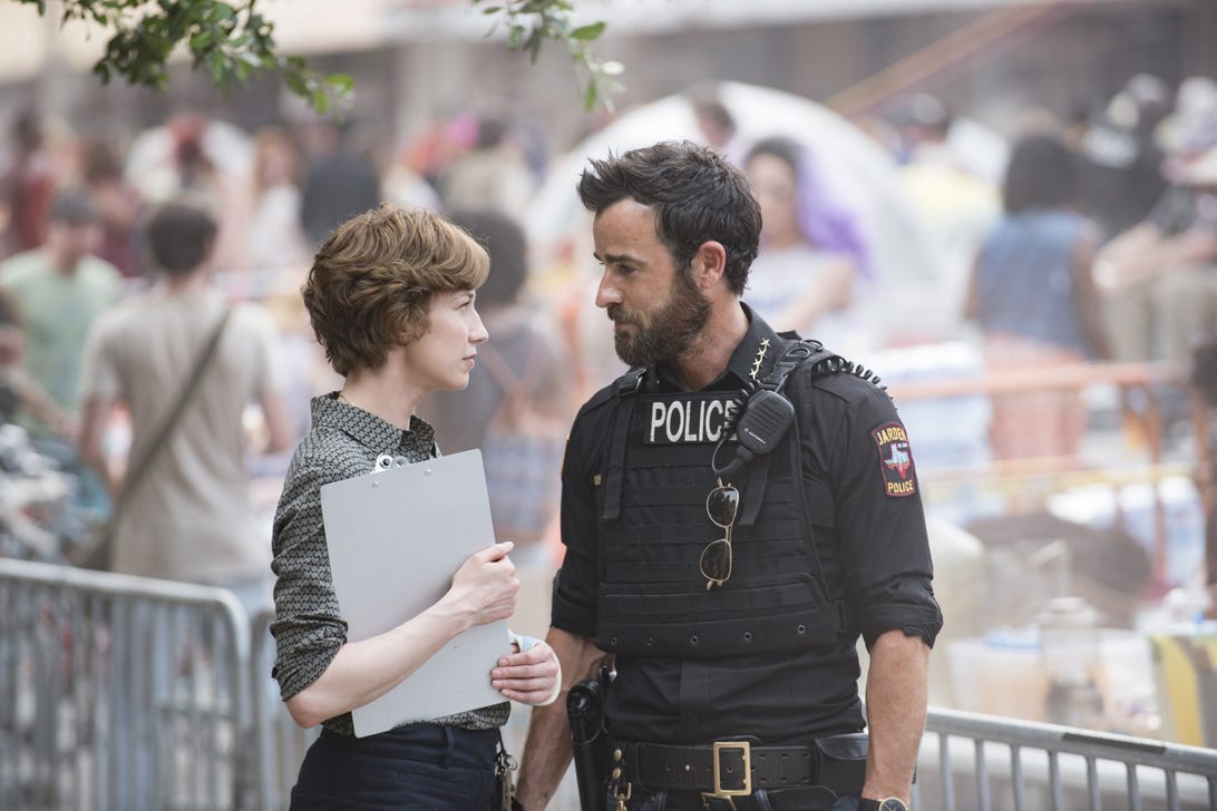 Carrie Coon and Justin Theroux, The Leftovers