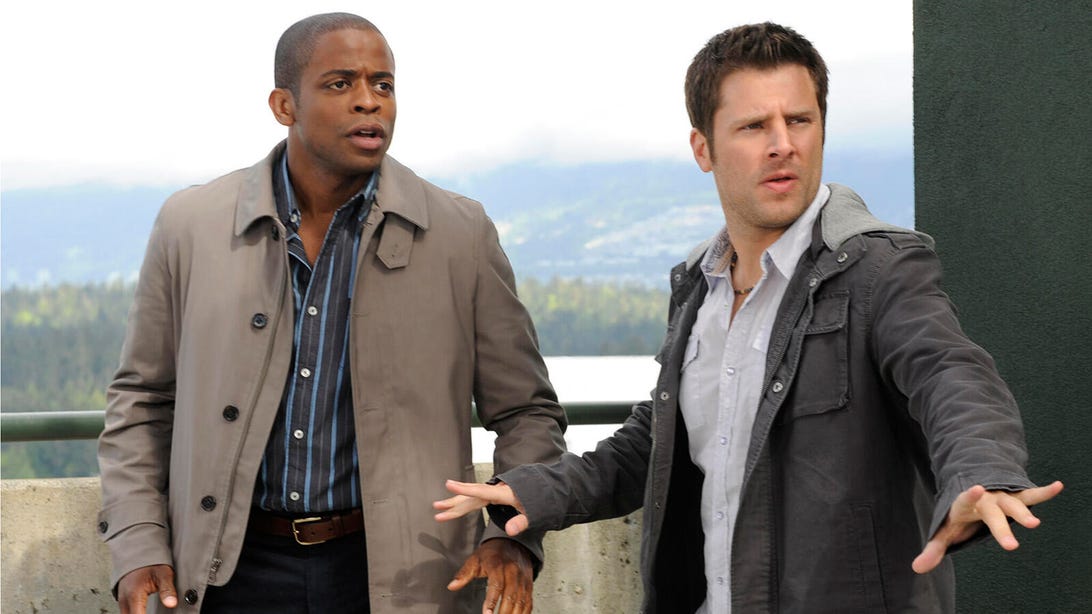 Dule Hill and James Roday, Psych